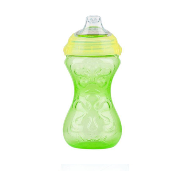 Nuby Trainer Sipeesz Easy Grip 300ml - Green/Yellow