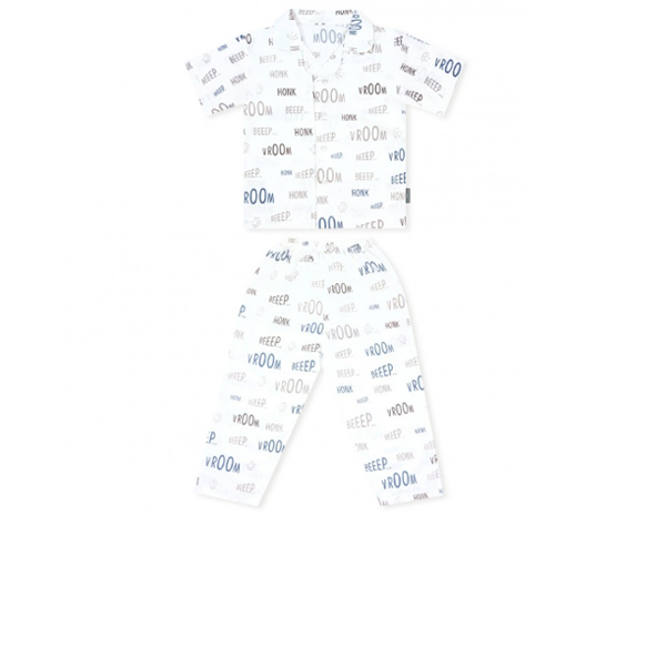 Little Palmerhaus Printed Pajamas Short Sleeve 3years - Vroom