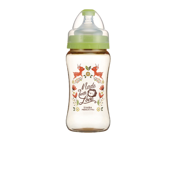 Simba Dorothy PPSU Wide Feeding Bottle 270ml - Fawn Green