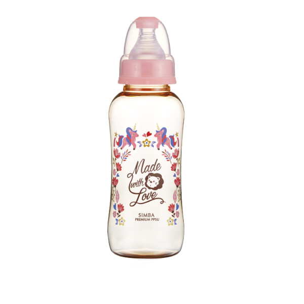 Simba Dorothy PPSU Std Feeding Bottle 320ml - Unicorn Pink