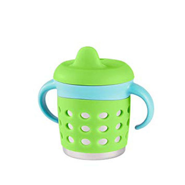 Make My Day Adjustable Sippy Cup - Green/Blue