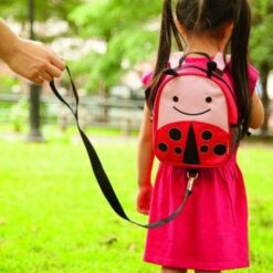 Skiphop Zoo-let Mini Backpack With Rein - Ladybug