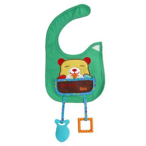 SKK Baby Bib Cotton Teether - Bear