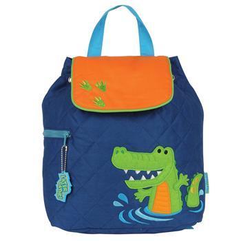 Stephen Joseph Quilted Backpack Alligator