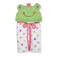 Taggies Hooded Towel Frog