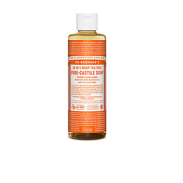 Dr. Bronner's Pure Castile Liquid Soap 237ml - Tee Tree