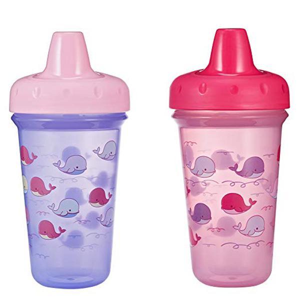 The First Year Stackable Spout Cups 2pk 9oz - Pink Purple