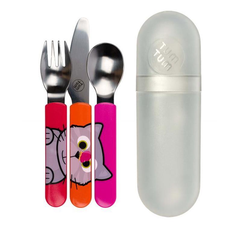 Tum Tum Travel Cutlery - Bluebell