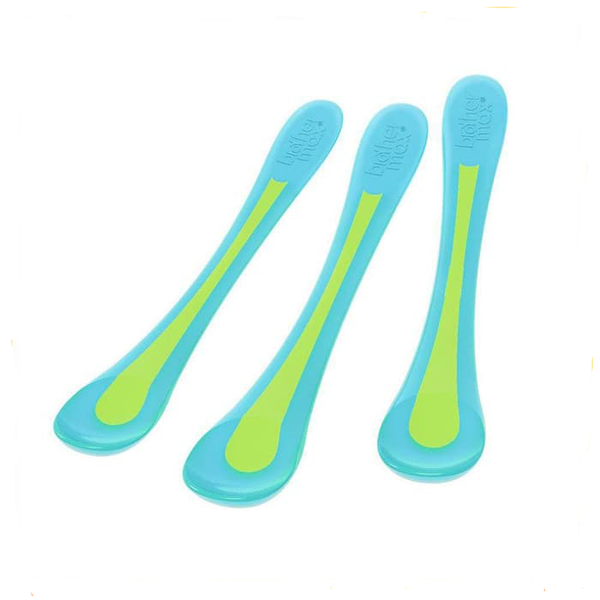 Brother Max 3 Weaning Spoons Blue