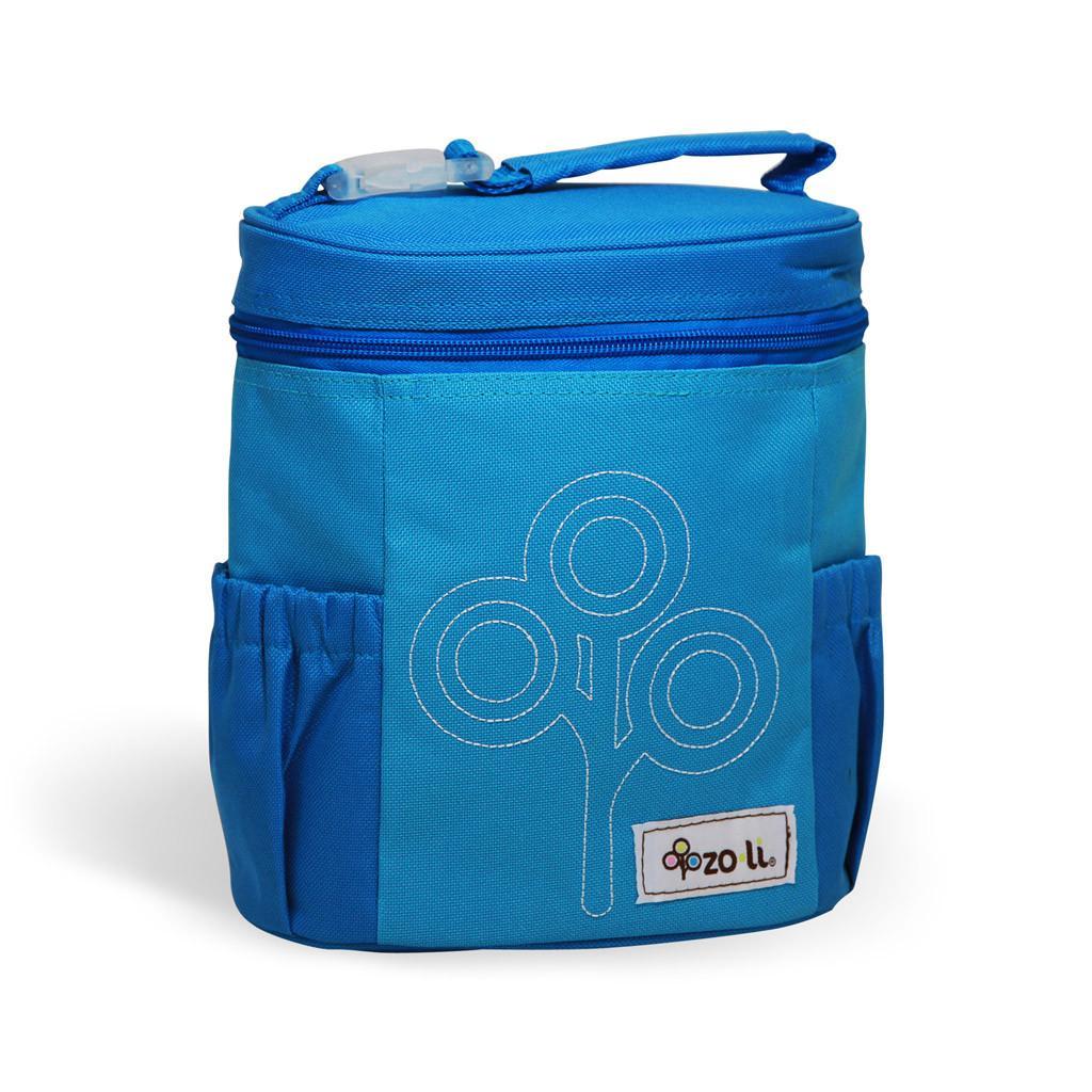 Zoli Nomnom Insulated Lunch Tote - Blue